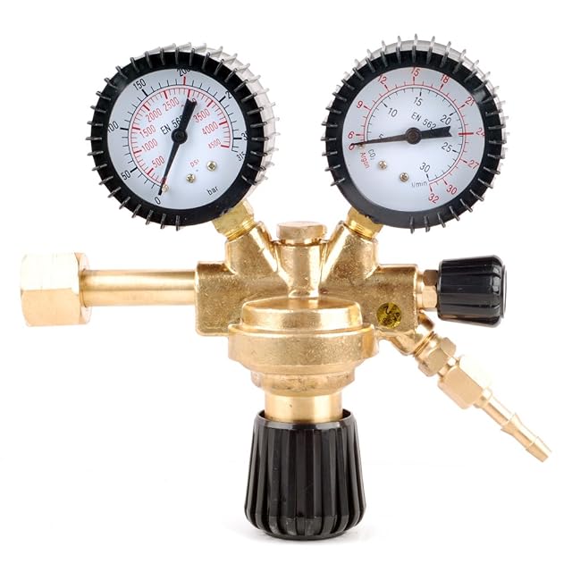 ALETO Regulator with shut-off valve, product photograph