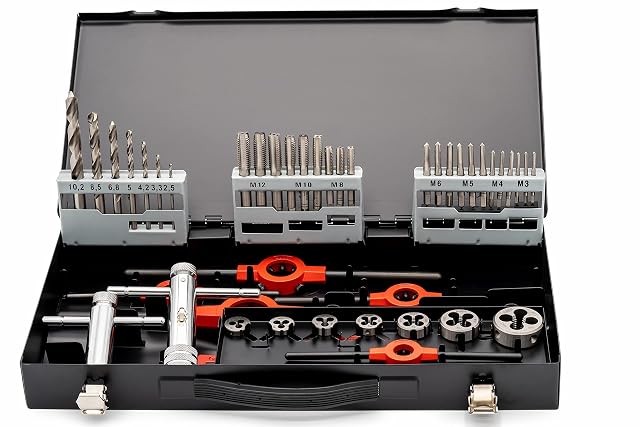 Baer Thread cutting set M3–M12, 30 pieces, product photograph