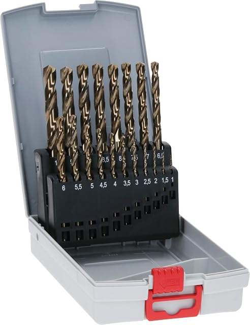 Bosch Professional HSS-Cobalt ProBox, 19 pieces, product photograph