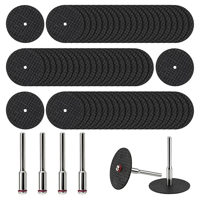 NIANNIAN 1-1/4 inch rotary tool cut-off wheels with mandrels