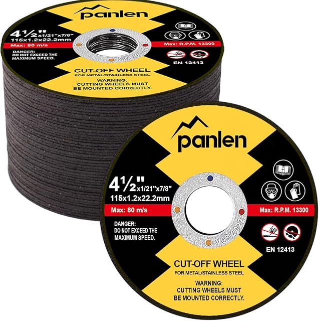 panlen 4-1/2 inch cut-off wheels, fifty in a box