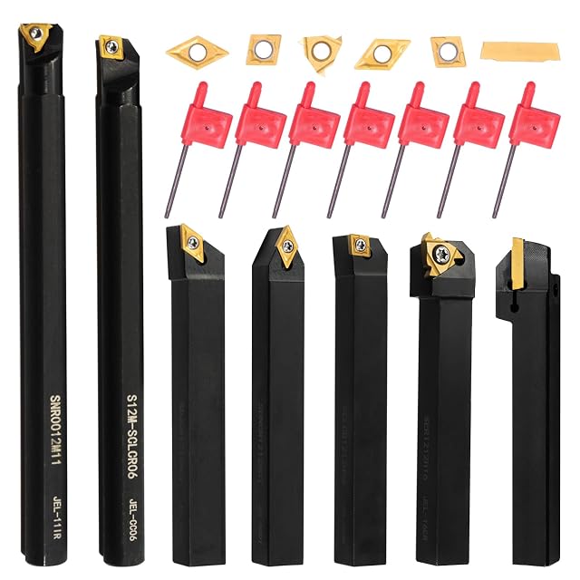 Donken 12 mm indexable turning tool set, 21 pieces, product photograph