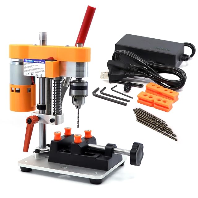 NovelLife B10 precision mini drill press on a bench