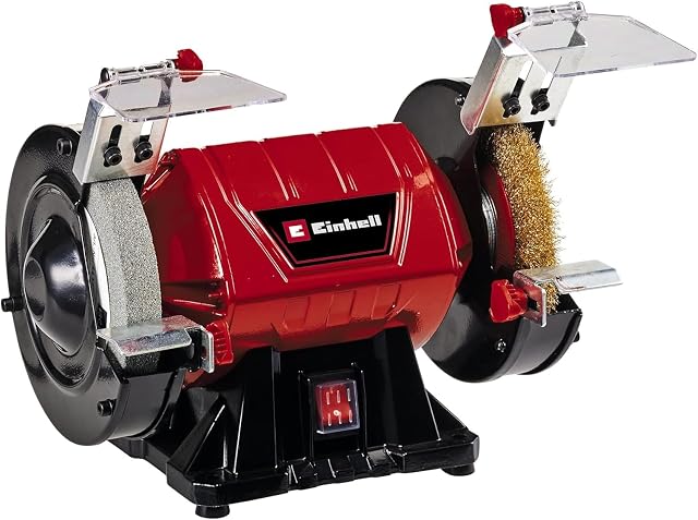 Einhell TC-BG 150 B bench grinder with brush wheel, product photograph