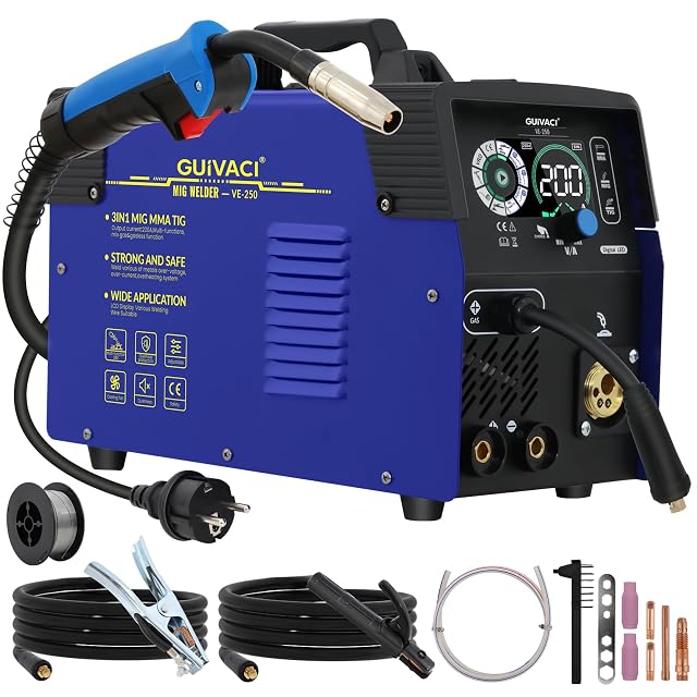 GUIVACI 200 A MIG/MAG inverter welder, product photograph