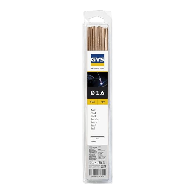 GYS Steel TIG rods Ø 1.6 × 330 mm, product photograph