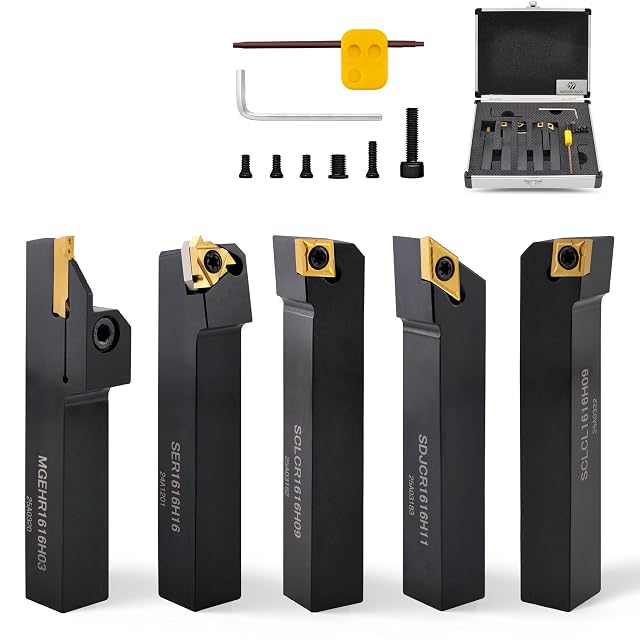 HOPSON TOOLS 16 mm carbide turning tool set, 10 pieces, product photograph