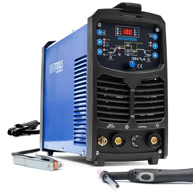 IPOTOOLS INV185PACDC AC/DC TIG welder, product photograph