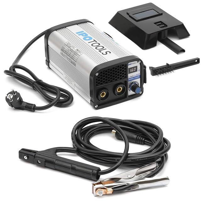 IPOTOOLS MMA-160R stick welder, product photograph