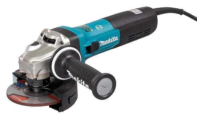 Makita GA5091X01 angle grinder with brake and AFT, product photograph
