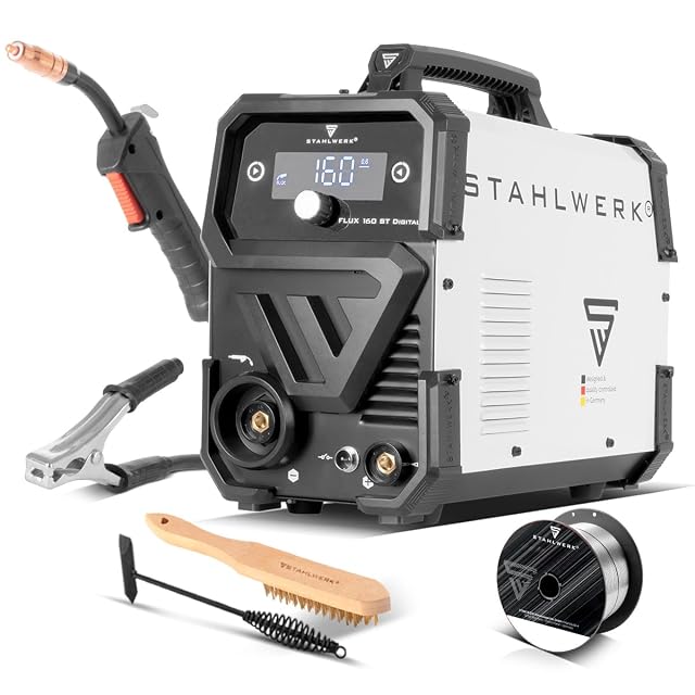STAHLWERK FLUX 160 ST Digital flux-cored welder, product photograph