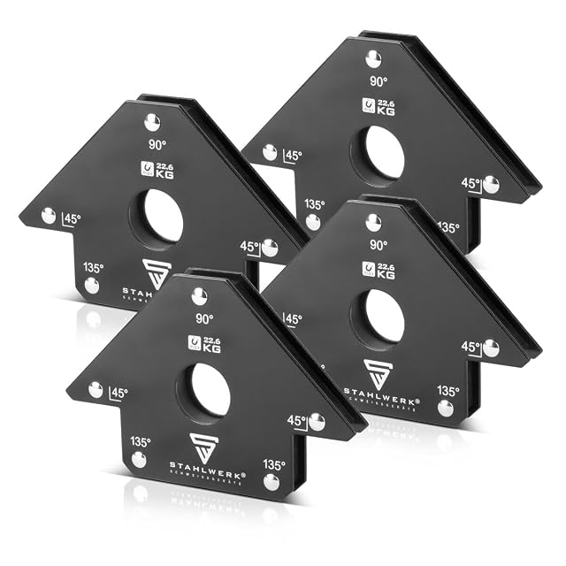 STAHLWERK Welding magnets, 4 × 22.6 kg, product photograph