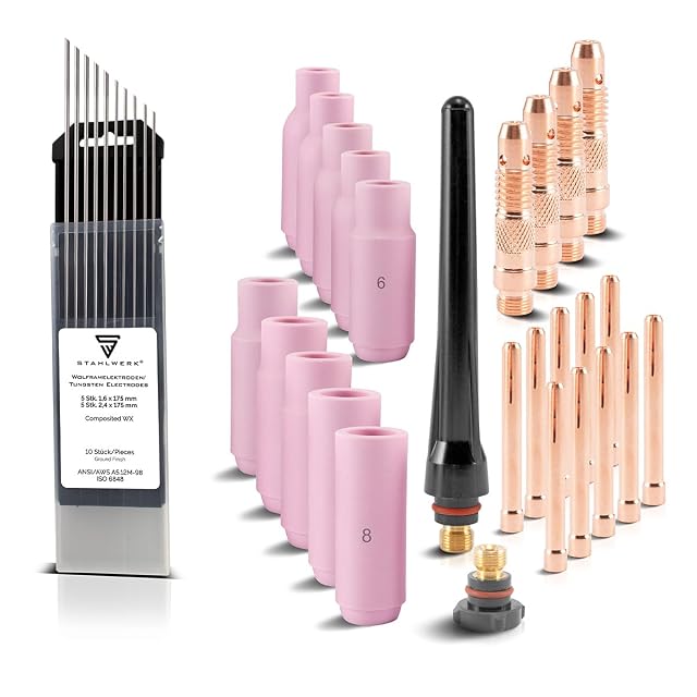 STAHLWERK WP-26 consumables set, 36 pieces, product photograph