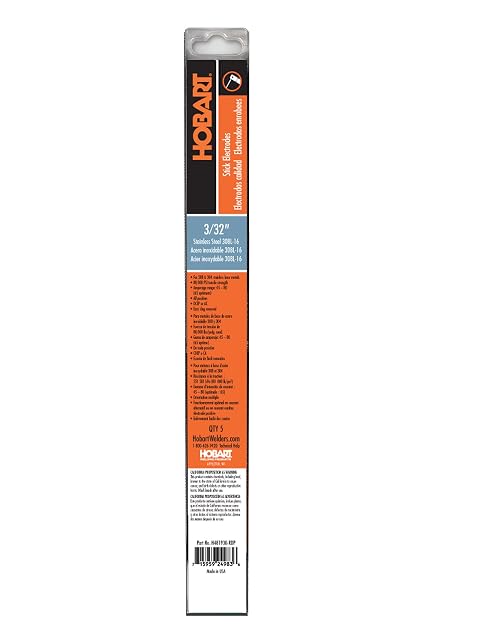 Hobart 308L stainless steel stick electrodes