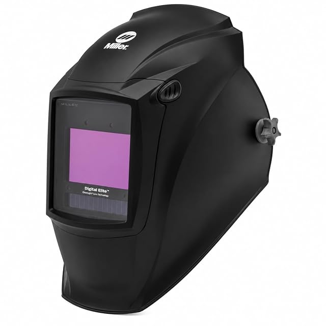 Miller Digital Elite welding helmet with a large ClearLight 4X lens
