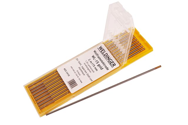 WELDINGER WL-15 gold Ø 2.4 × 175 mm, 10 pieces, product photograph