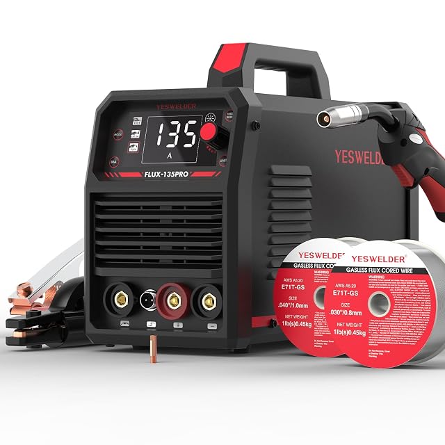 YESWELDER FLUX-135-PRO gasless welder, product photograph